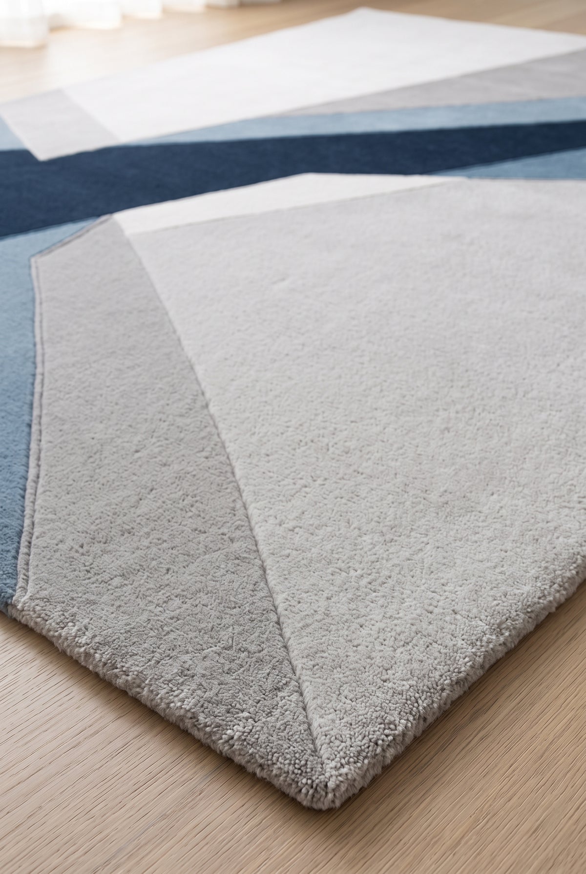 Oslo Fjord – Handgetufteter Designteppich