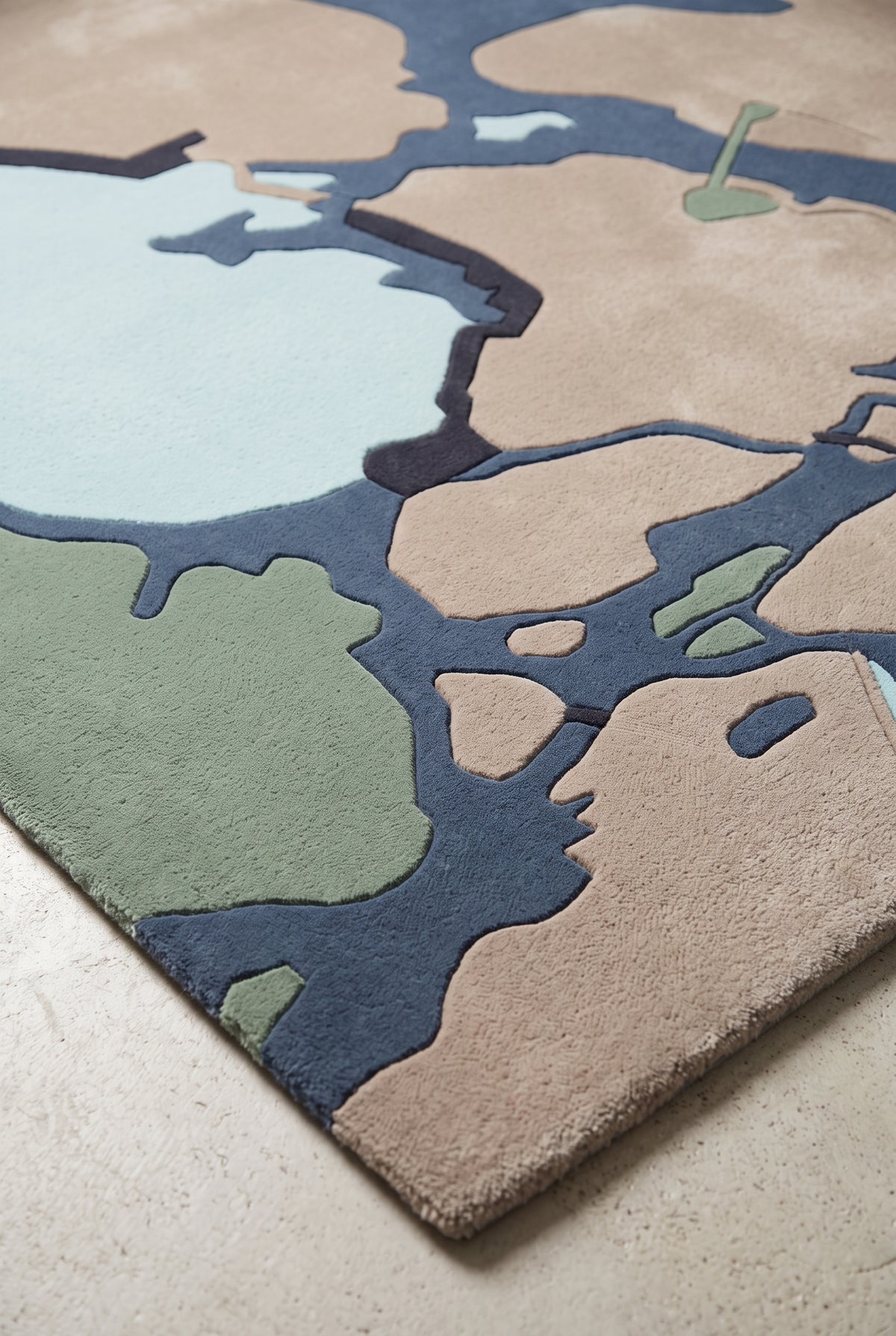 Stockholm Archipelago – Handgetufteter Designteppich