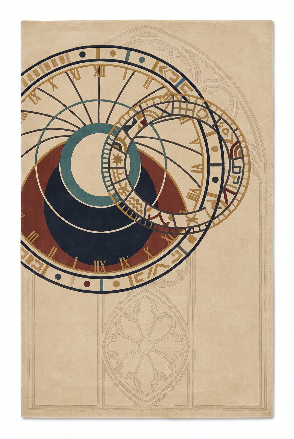 Prague Astral – Handgetufteter Designteppich