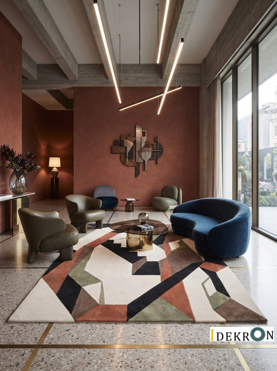 Prague Cubist – Hand-tufted designer rug