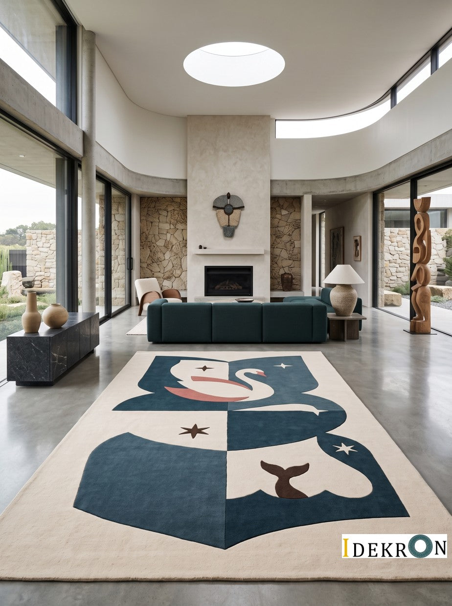 Copenhagen Tales – Handgetufteter Designteppich