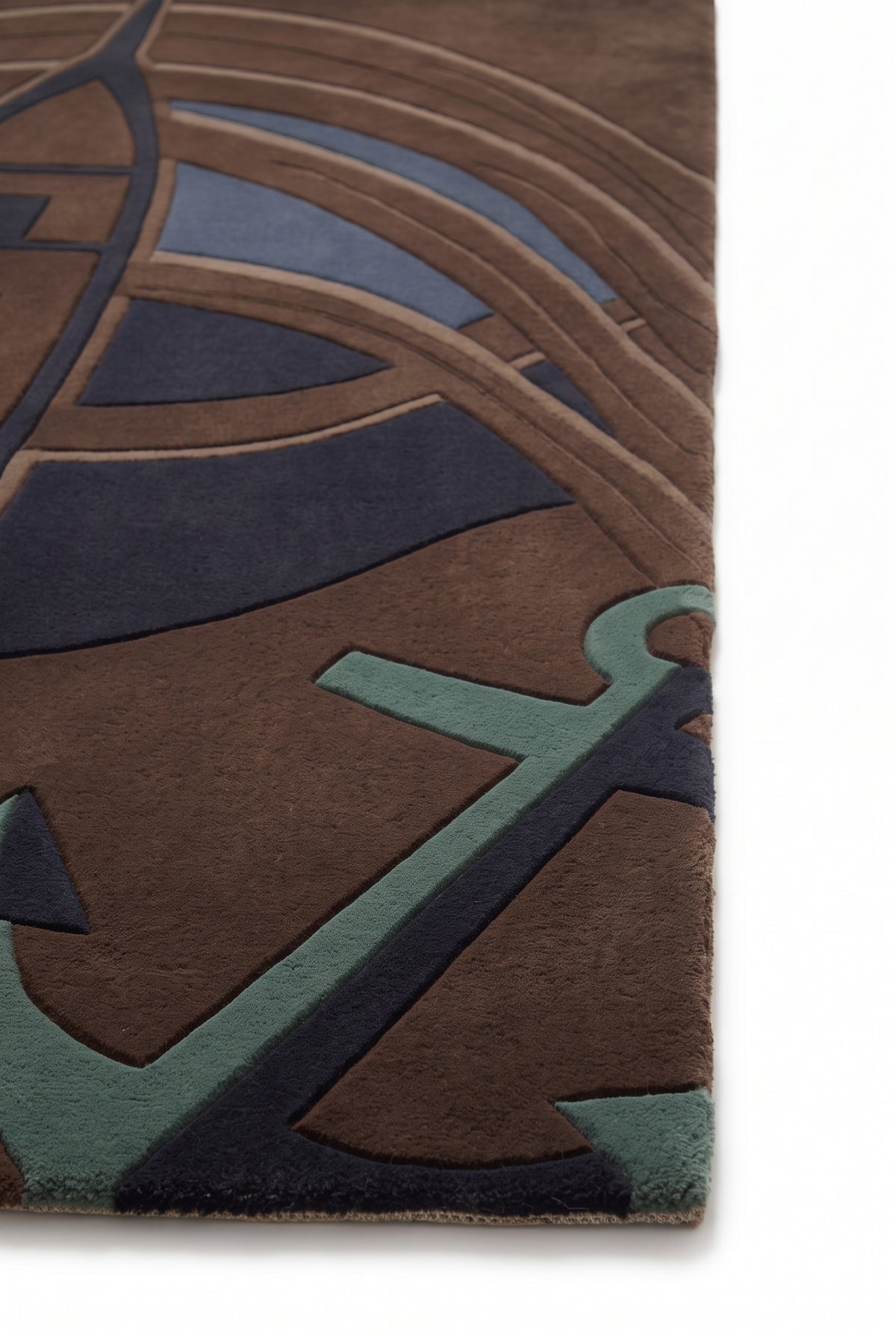 Stockholm Maritime – Handgetufteter Designteppich