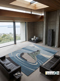 Copenhagen Harbour – Handgetufteter Designteppich