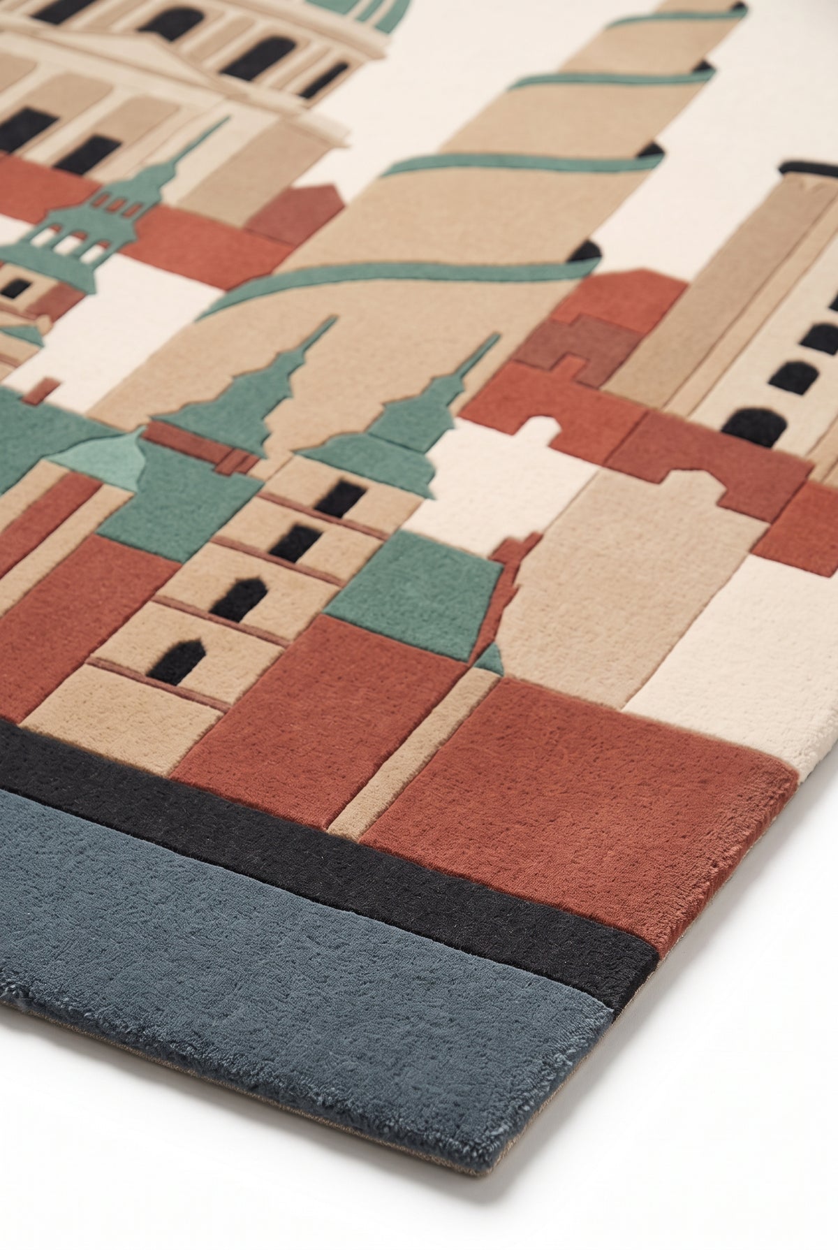 Copenhagen Structure – Handgetufteter Designteppich