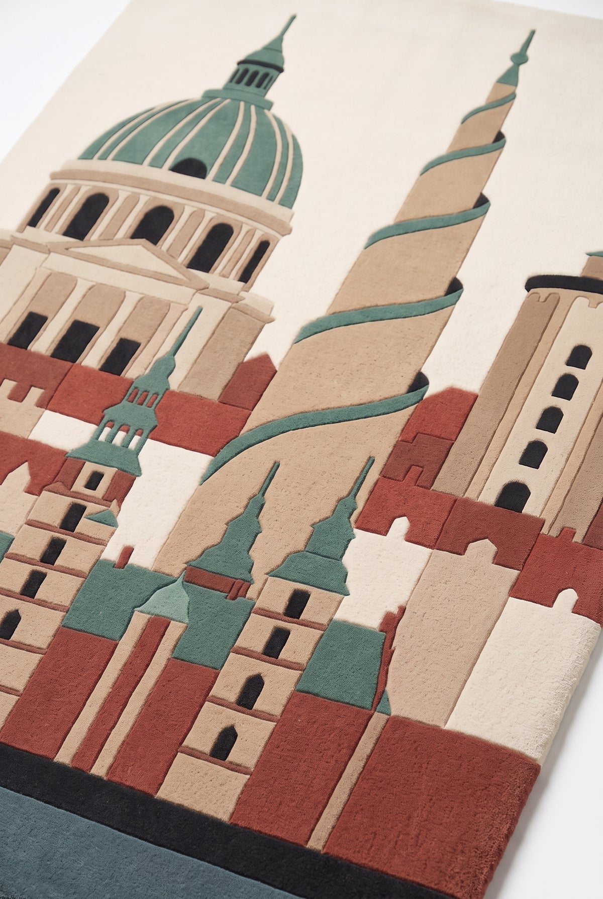 Copenhagen Structure – Handgetufteter Designteppich