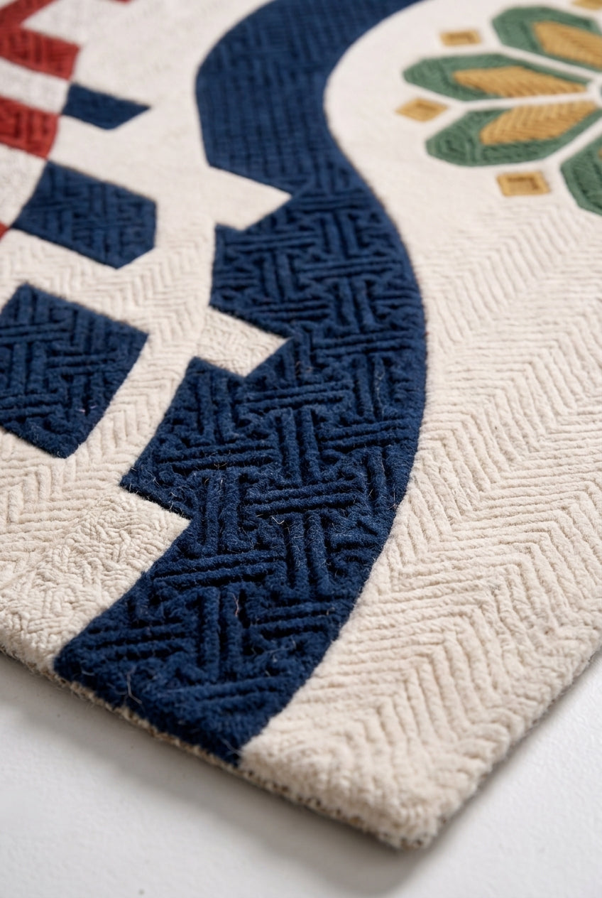 Oslo Celebration – Handgetufteter Designteppich