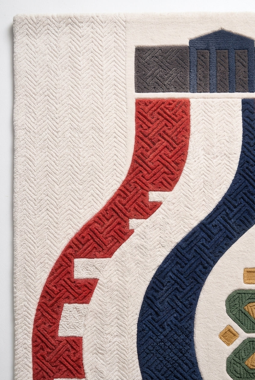 Oslo Celebration – Handgetufteter Designteppich
