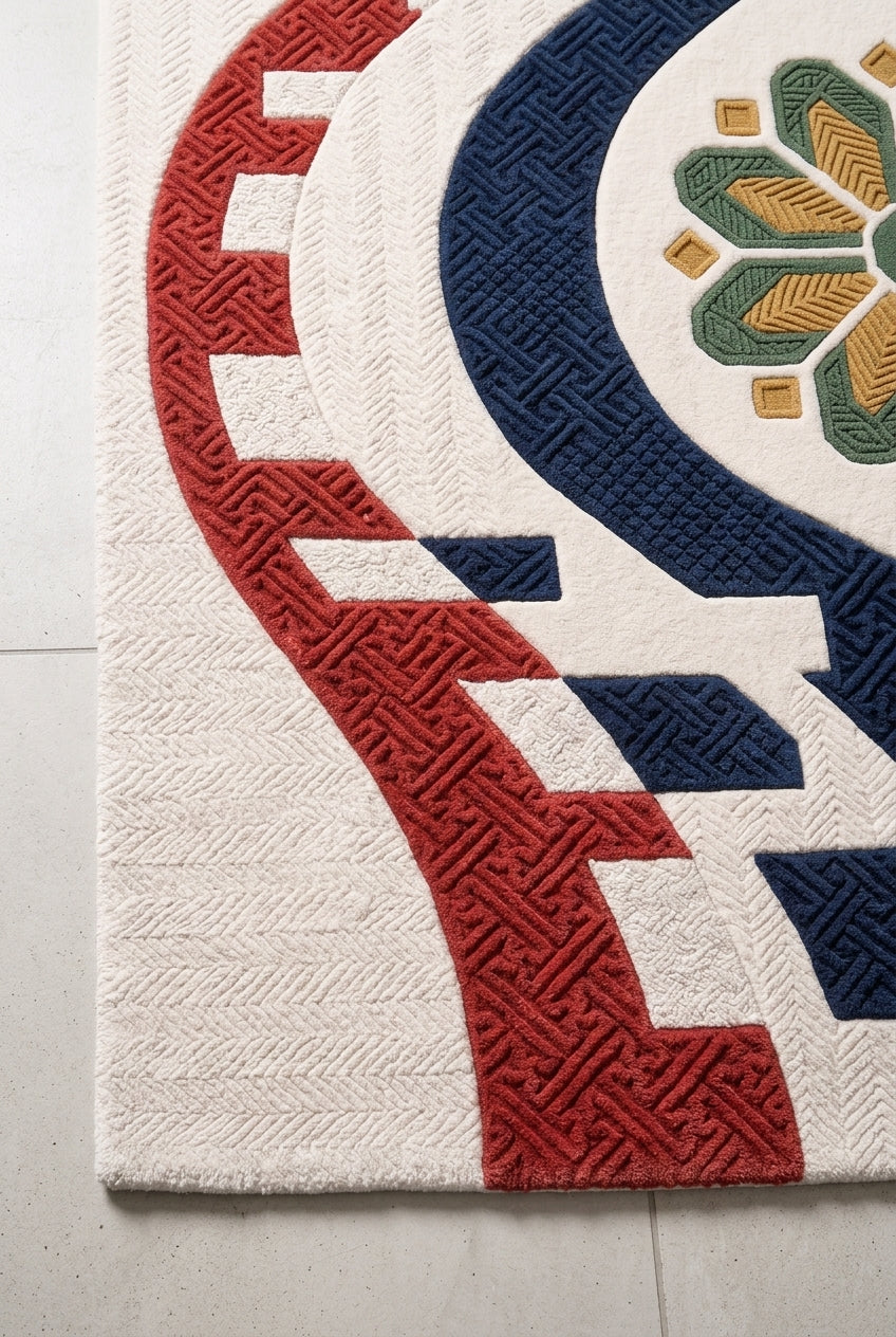 Oslo Celebration – Handgetufteter Designteppich
