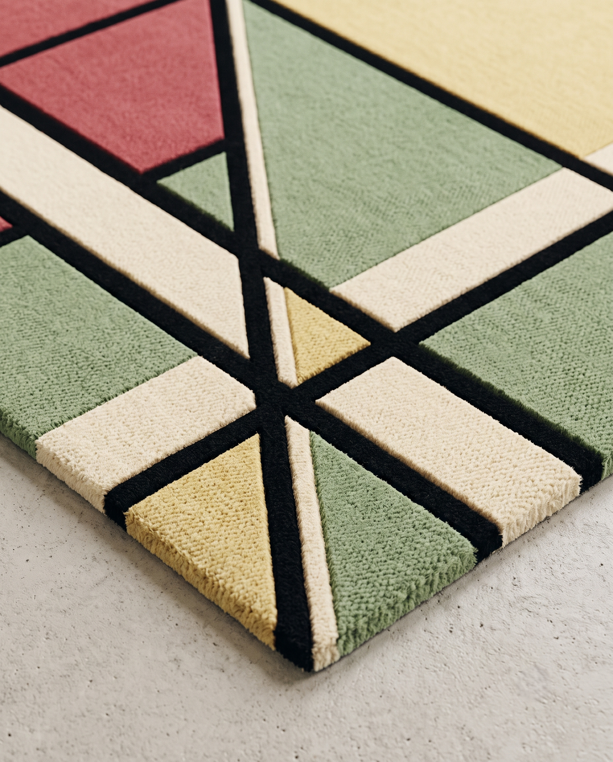 Berlin Bauhaus – Handgetufteter Designteppich