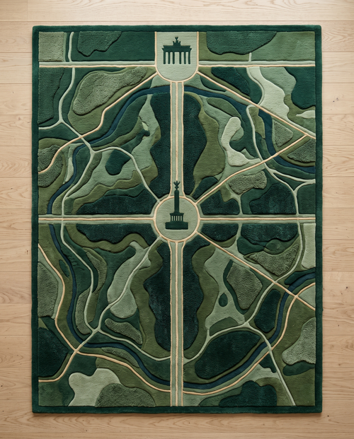 Berlin Green – Hand-tufted designer rug