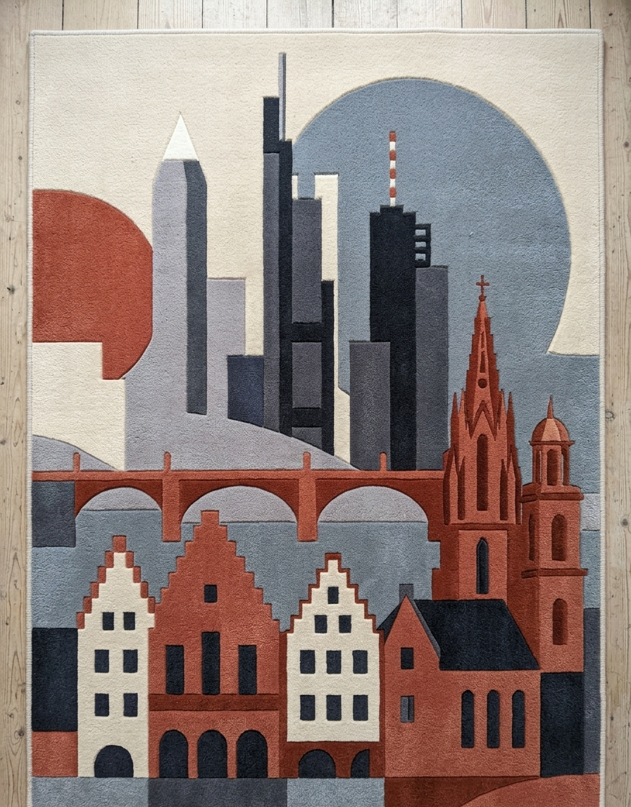 Frankfurt Heritage – Handgetufteter Designteppich