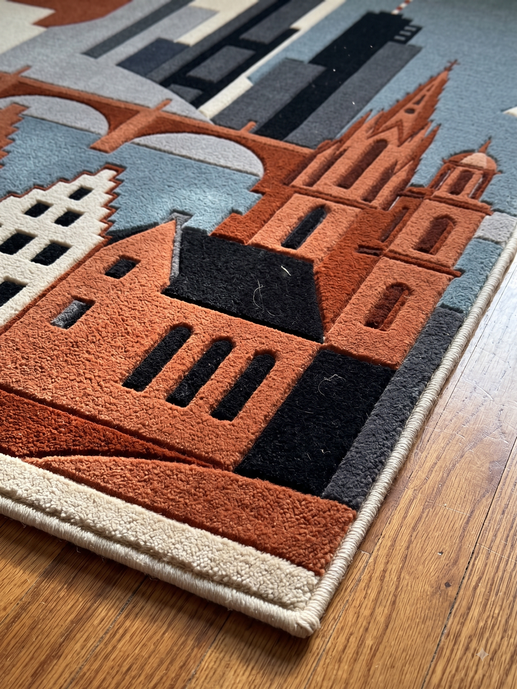 Frankfurt Heritage – Handgetufteter Designteppich