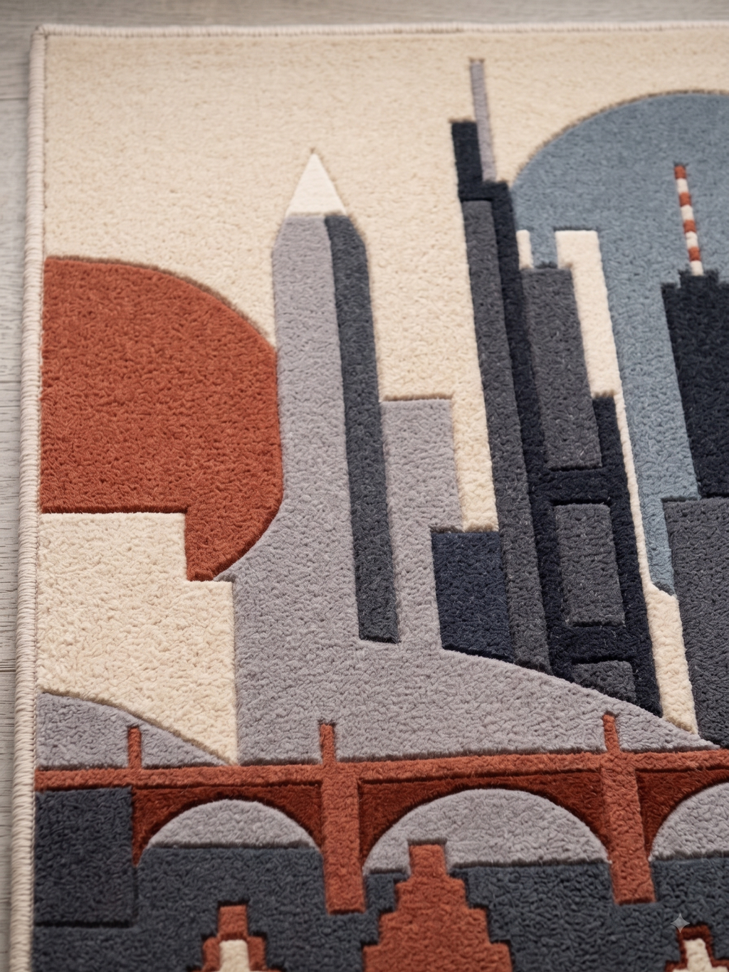 Frankfurt Heritage – Handgetufteter Designteppich