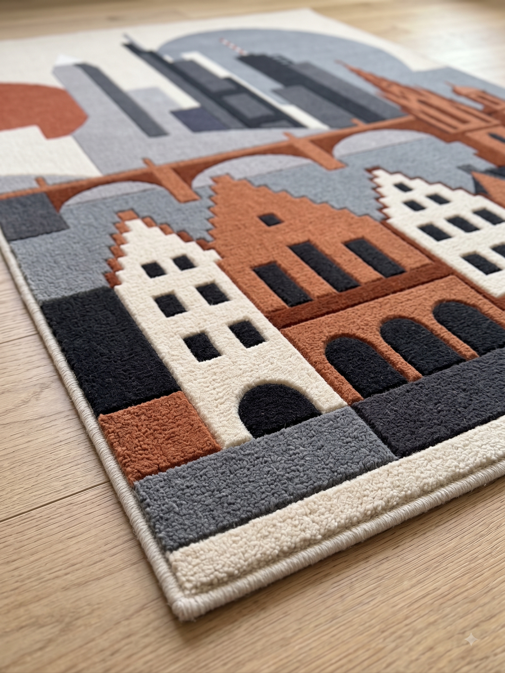 Frankfurt Heritage – Handgetufteter Designteppich
