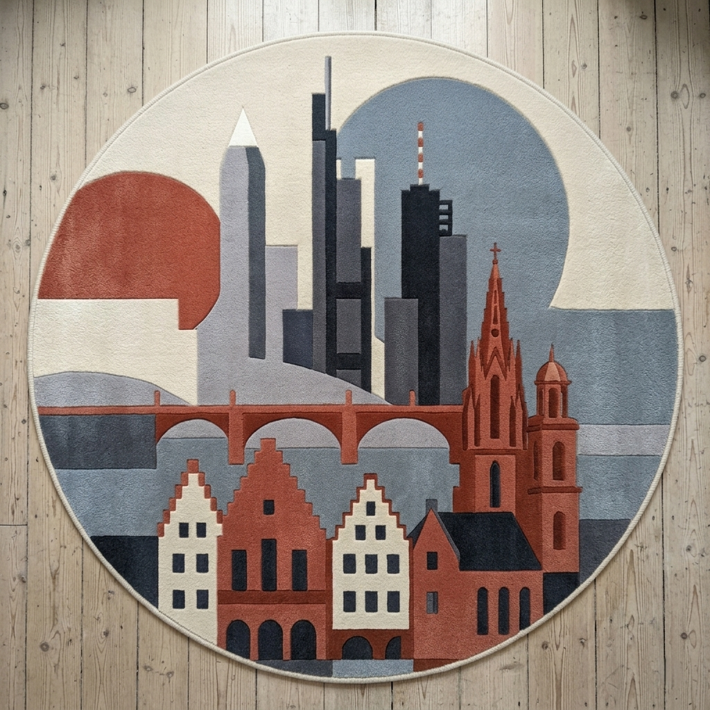 Frankfurt Heritage – Handgetufteter Designteppich