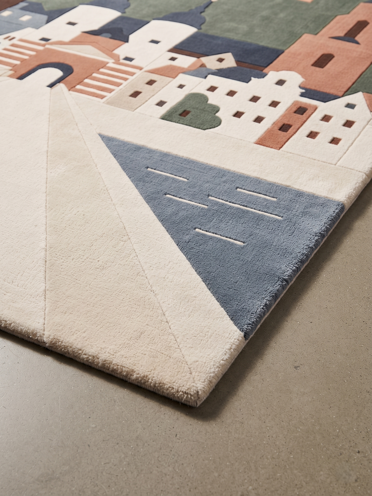 Heidelberg Silhouette – Handgetufteter Designteppich
