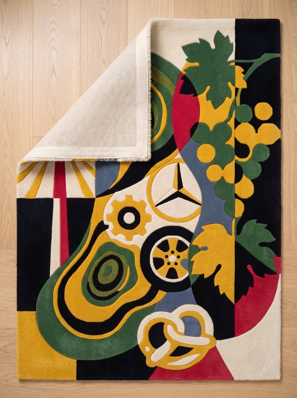 Stuttgart Character – Handgetufteter Designteppich