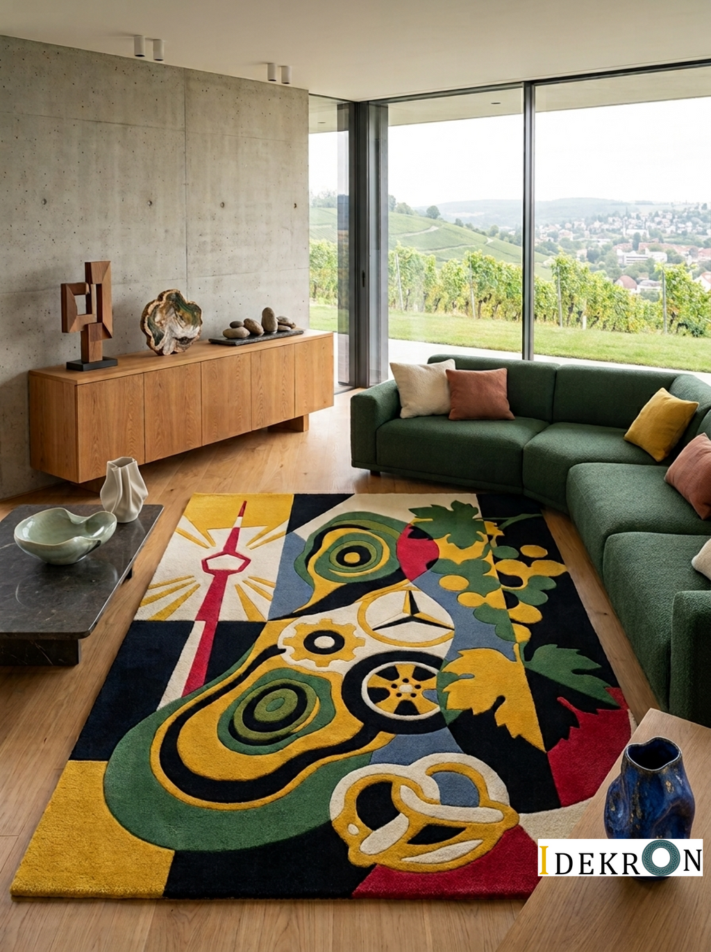 Stuttgart Character – Handgetufteter Designteppich