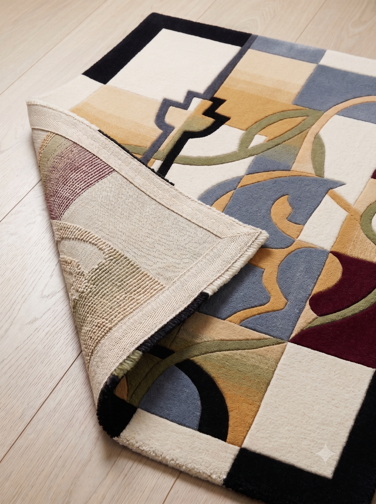 Stuttgart Perspectives – Handgetufteter Designteppich