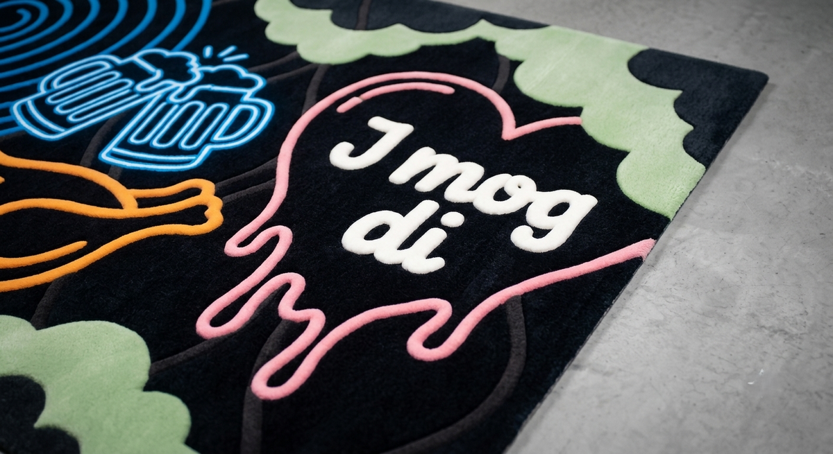 Munich Celebration – Handgetufteter Designteppich