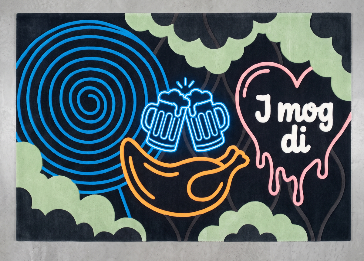 Munich Celebration – Handgetufteter Designteppich