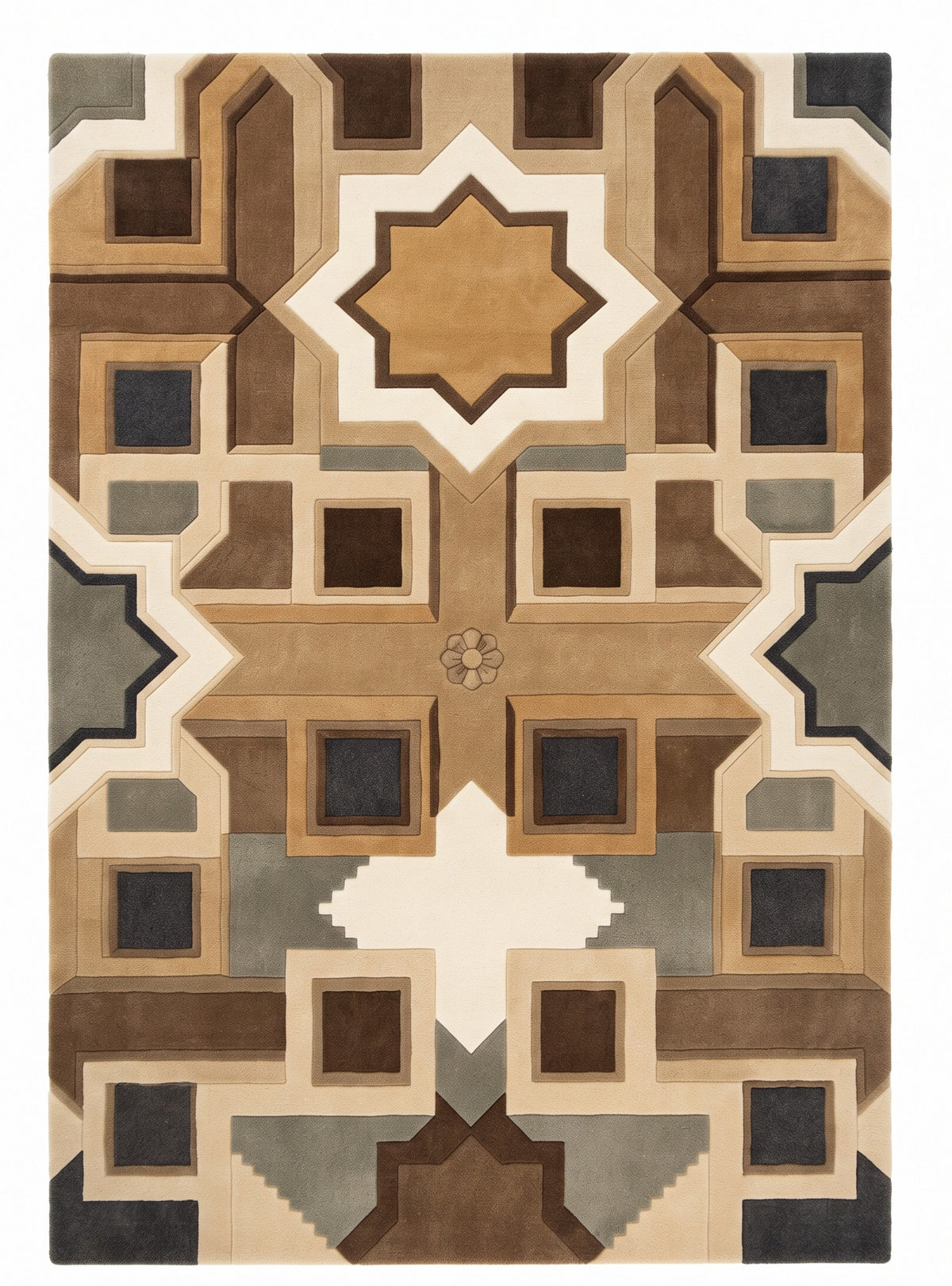 Granada Arabesque – Handgetufteter Designteppich