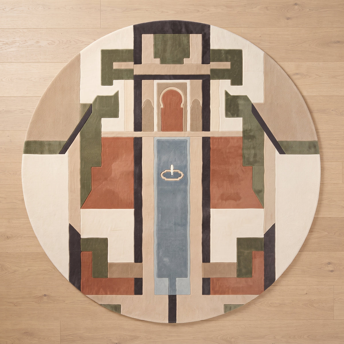 Granada Stillness – Handgetufteter Designteppich