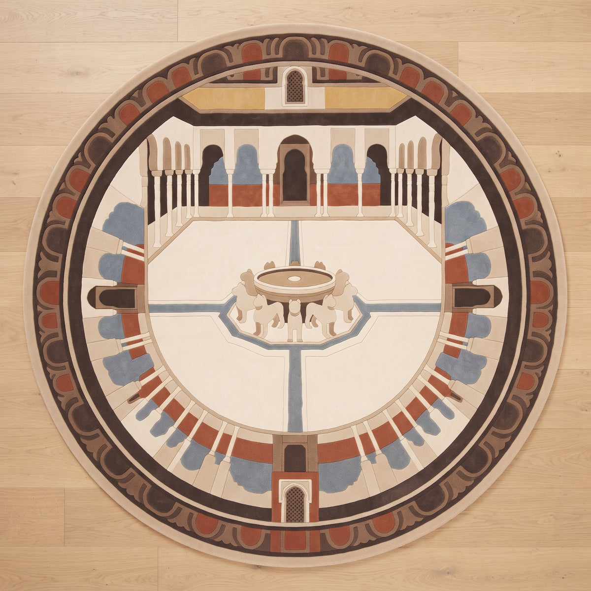 Granada Alhambra – Handgetufteter Designteppich