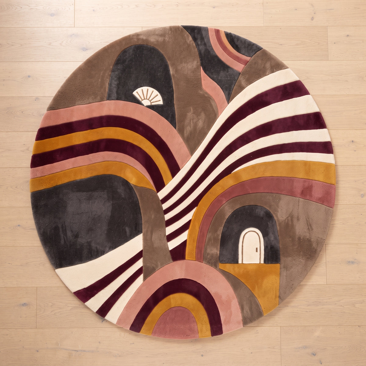 Granada Movement – Handgetufteter Designteppich
