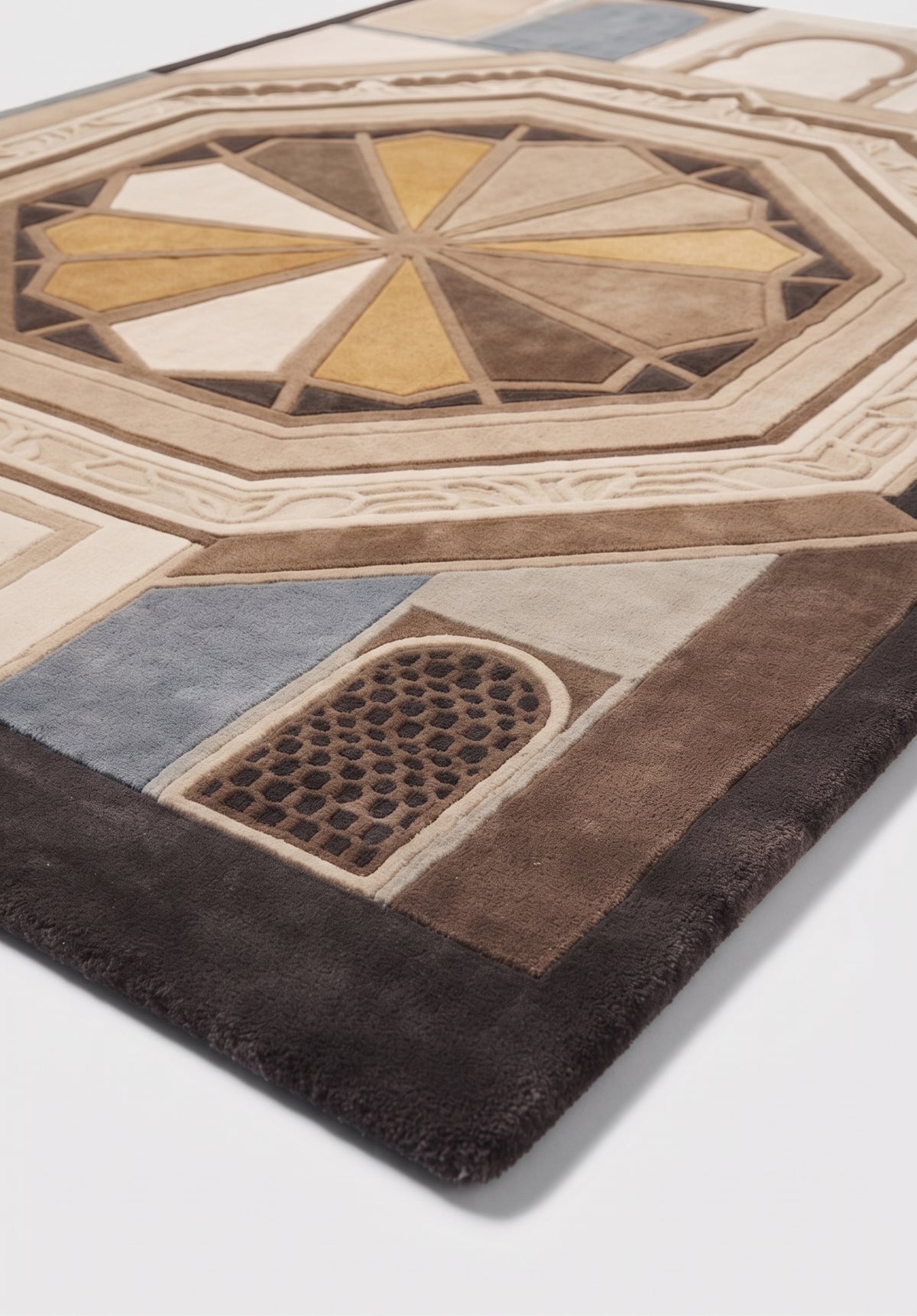 Granada Geometry – Handgetufteter Designteppich