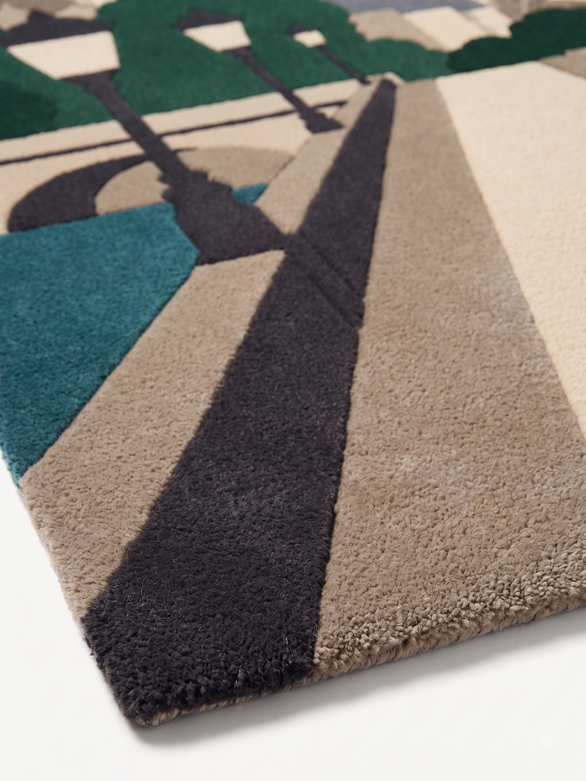 Paris Reverie – Handgetufteter Designteppich