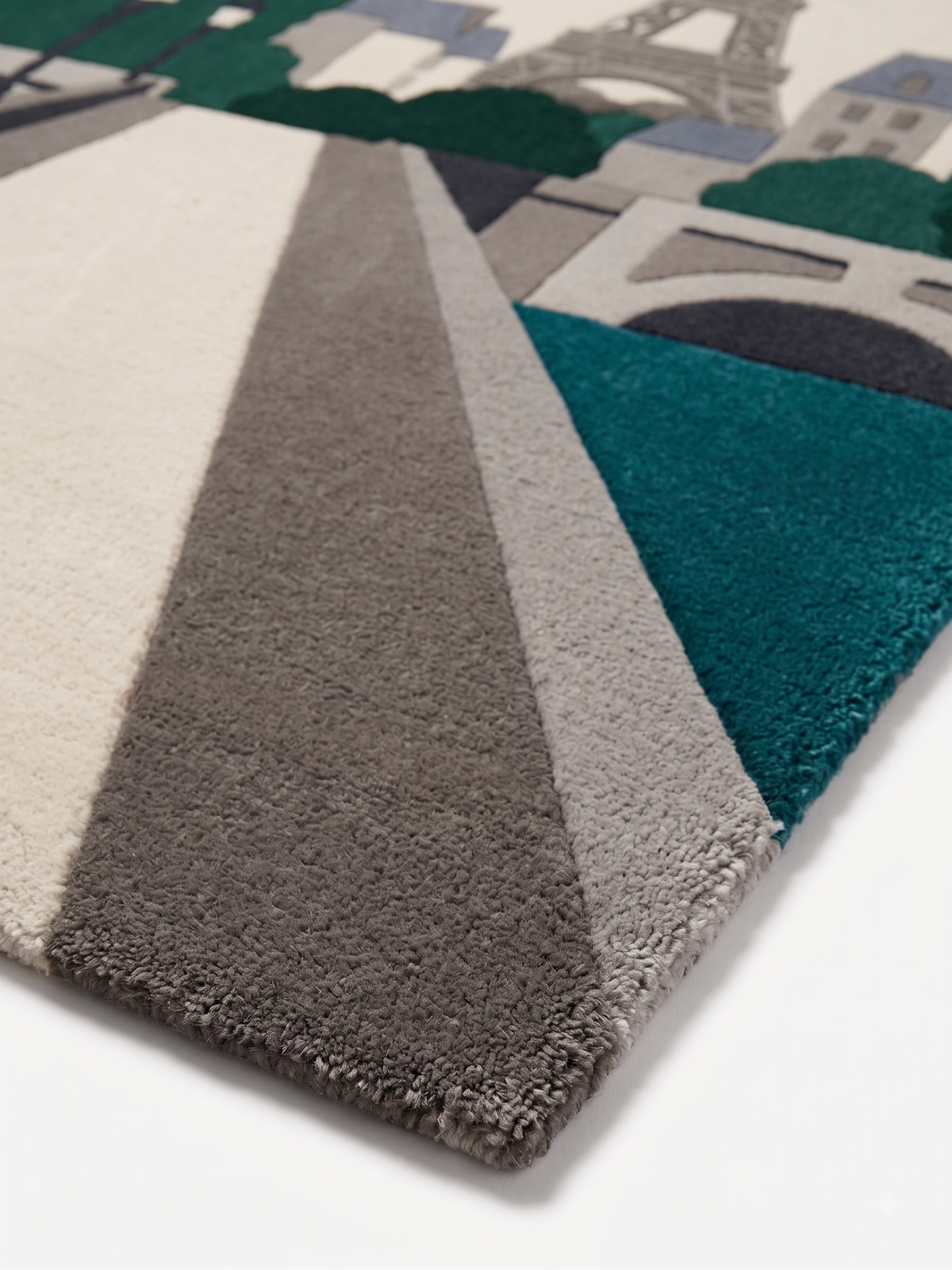 Paris Reverie – Handgetufteter Designteppich