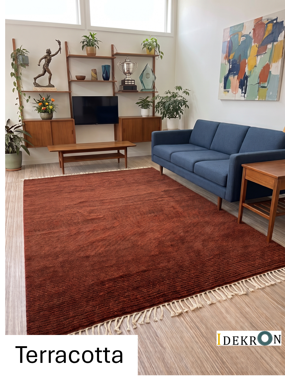 Linear Calm – Handgeknüpfter Teppich