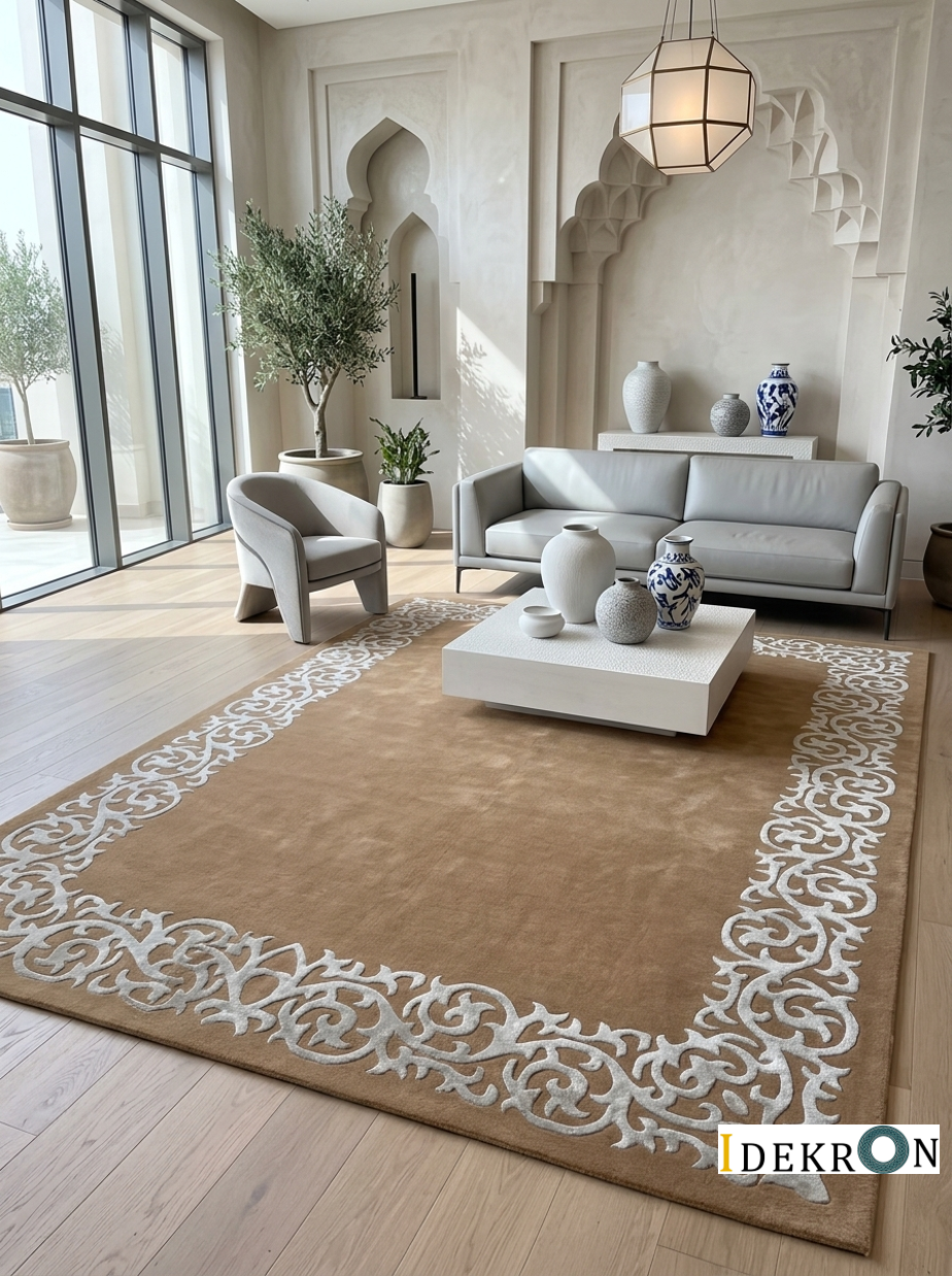Ornament – Rug with a baroque border
