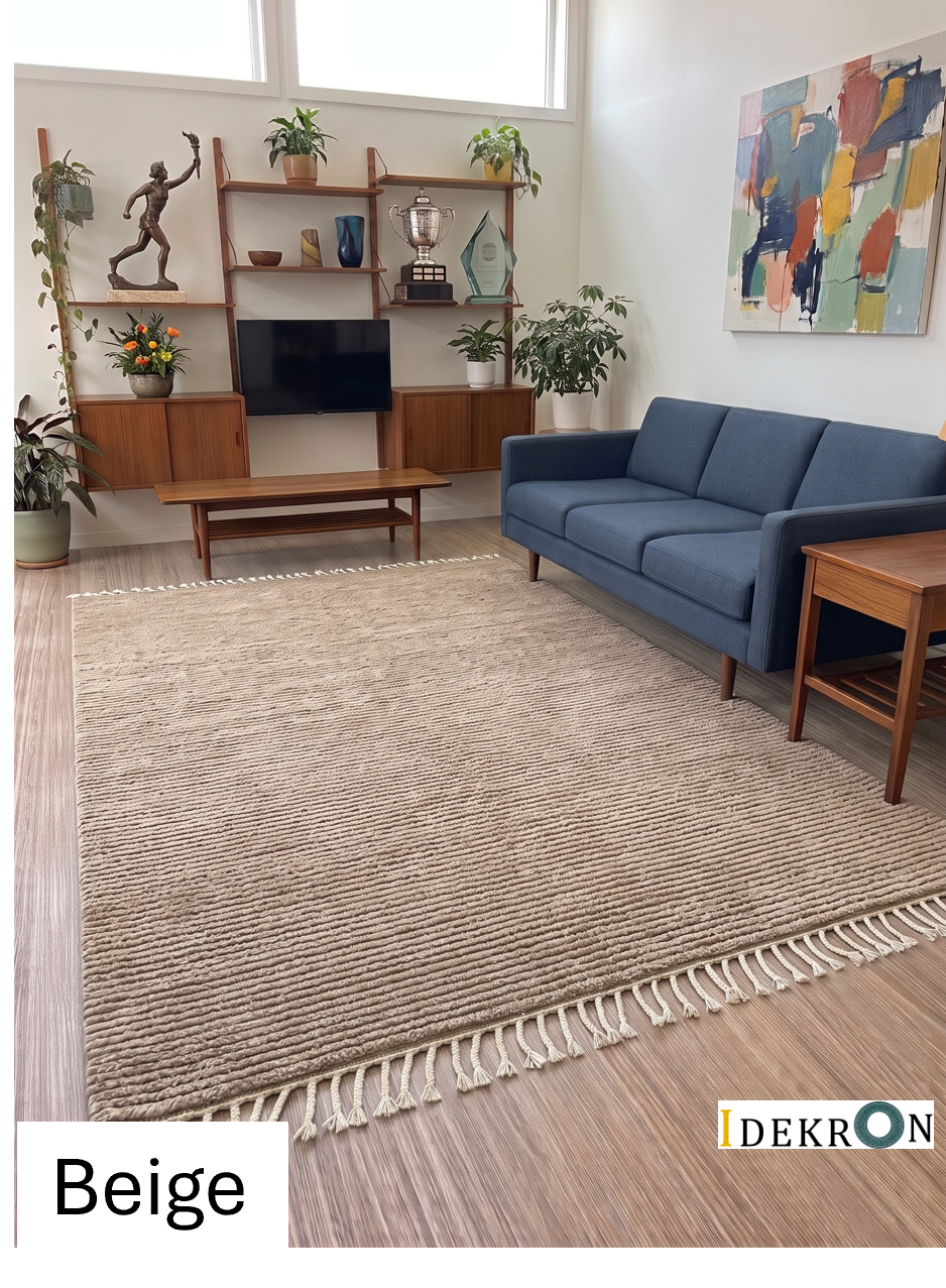 Linear Calm – Handgeknüpfter Teppich