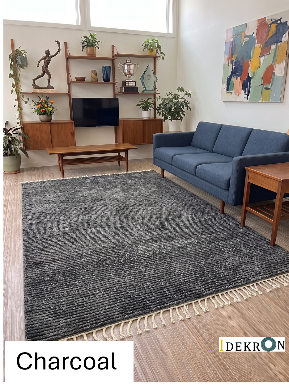 Linear Calm – Handgeknüpfter Teppich