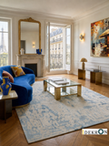 Azure Fresco – Hand-knotted rug