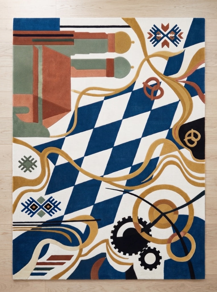 Munich Perspectives – Handgetufteter Designteppich