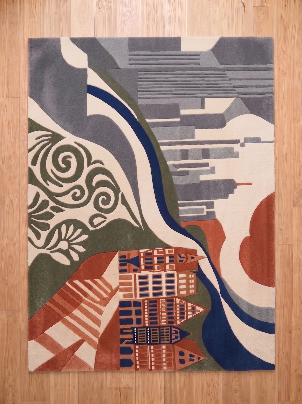 Frankfurt Rhythm – Hand-tufted designer rug