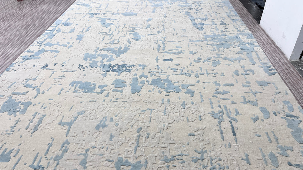Azure Fresco – Hand-knotted rug