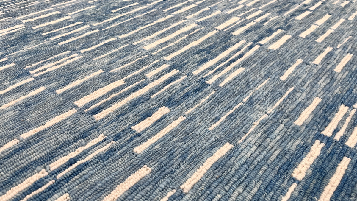 Coastal Rhythm – Handgeknüpfter Teppich