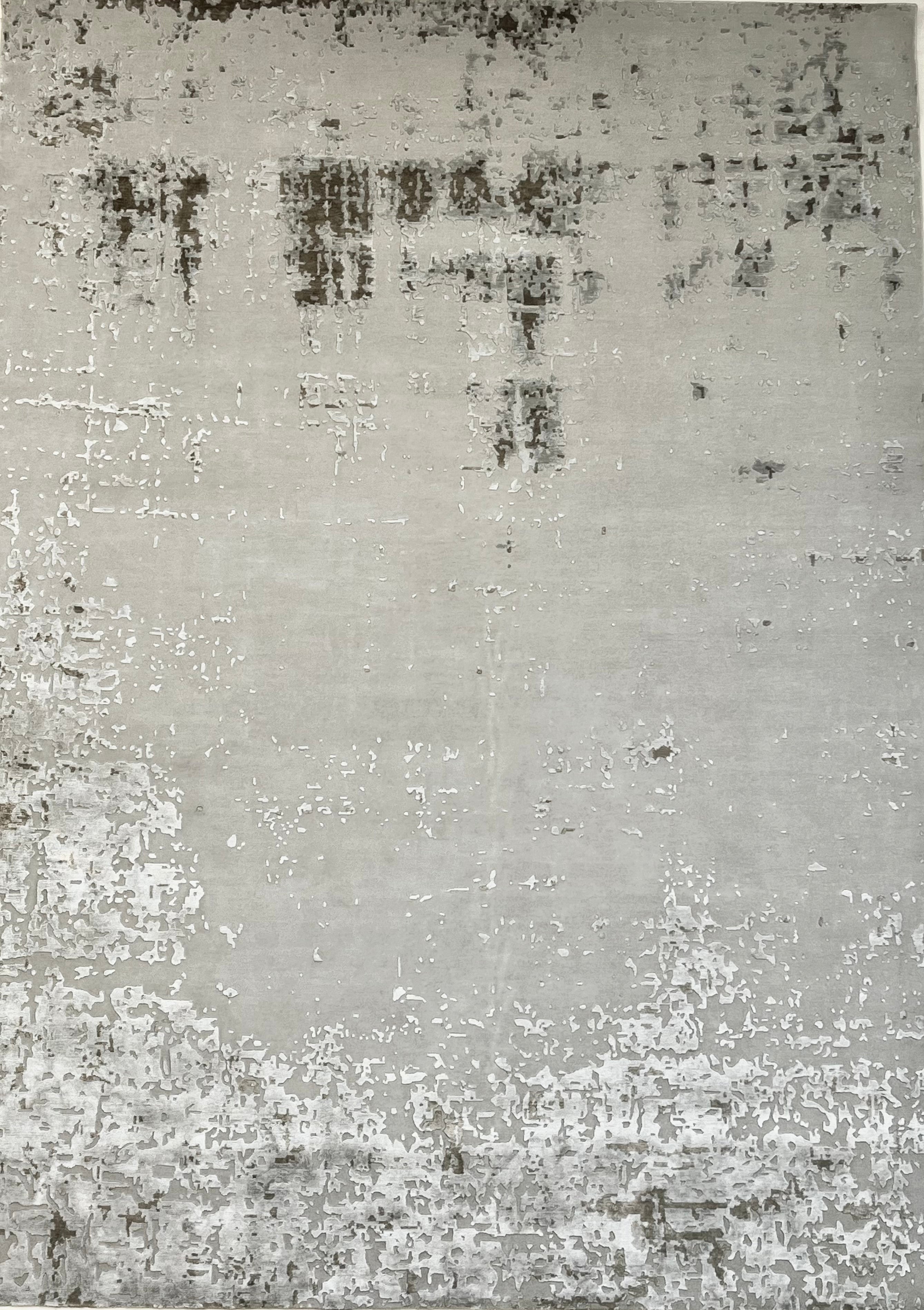 Silver Patina – Handgeknüpfter Teppich