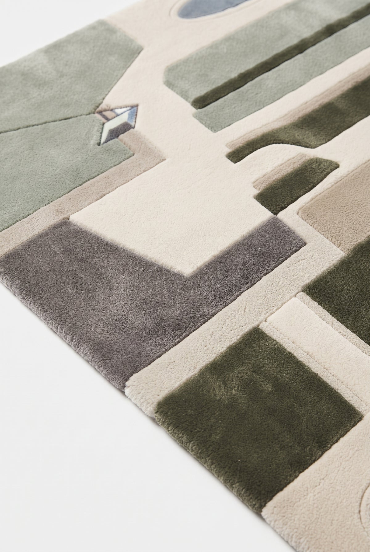 Barcelona Axis – Handgetufteter Designteppich