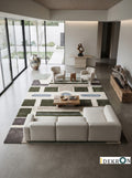 Barcelona Axis – Handgetufteter Designteppich