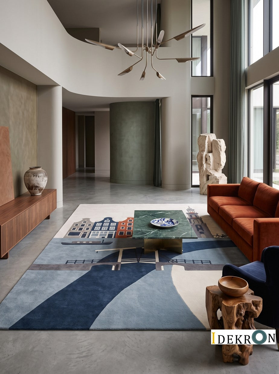 Amsterdam Reverie – Handgetufteter Designteppich